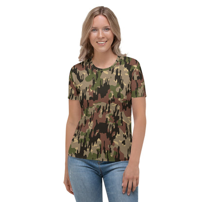 Spanish Rocosos Guerrillero CAMO Women’s T-shirt - XS - Womens T-Shirt