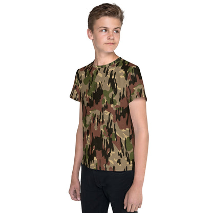 Spanish Rocosos Guerrillero CAMO Youth crew neck t-shirt - Crew Neck T-shirt