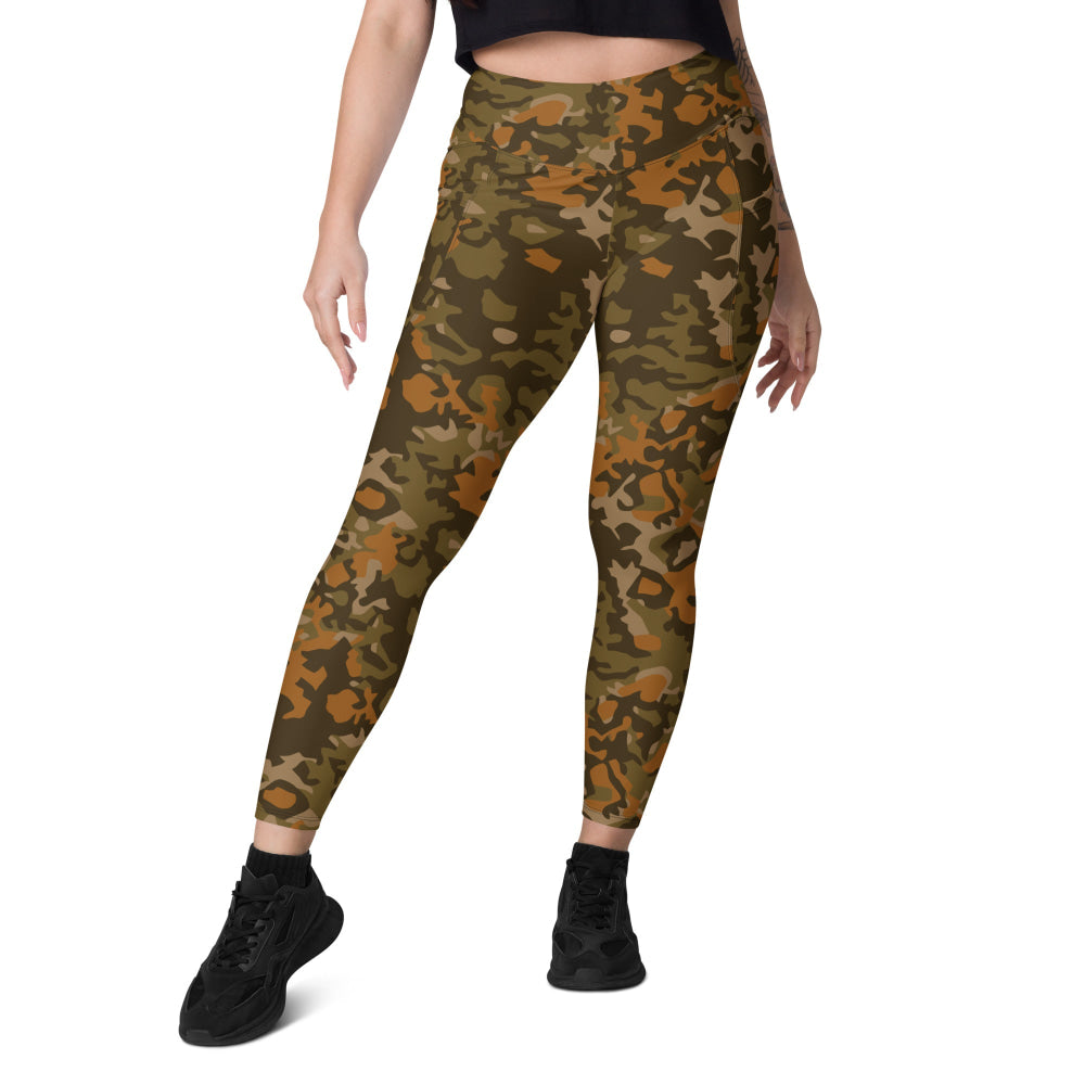 Spanish Sahara CAMO Leggings with pockets - Womens With Pockets