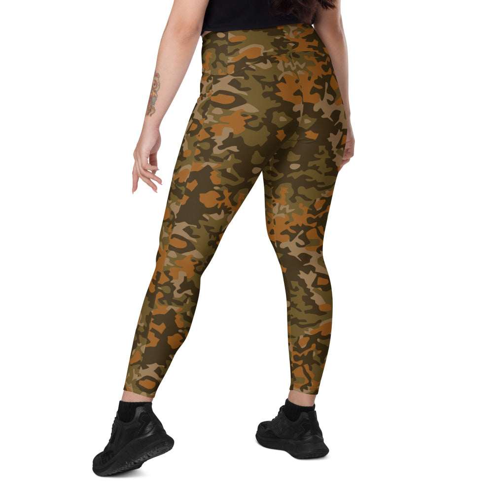 Spanish Sahara CAMO Leggings with pockets - Womens With Pockets