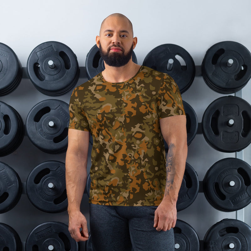 Sahara Spanish CAMO Mens Athletic T-Shirt - XS - Shirt