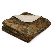 Sahara Spanish CAMO Sherpa Blanket