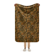 Sahara Spanish CAMO Sherpa Blanket - 37″×57″