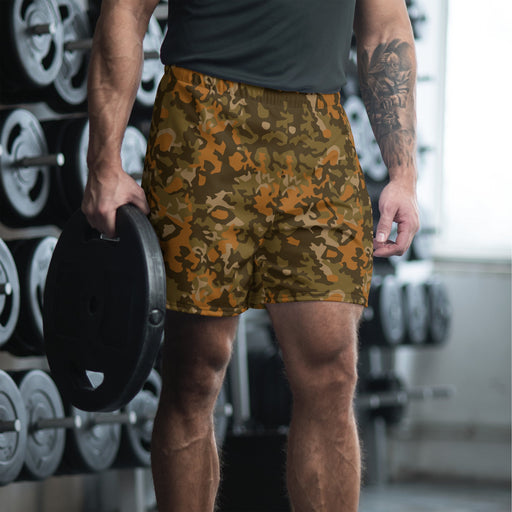 Sahara Spanish CAMO Unisex Athletic Long Shorts - XS