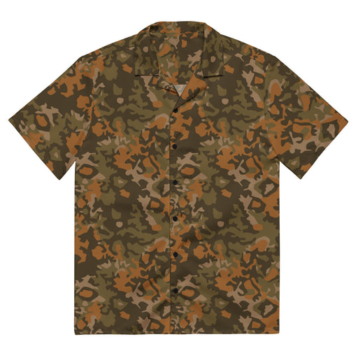 Sahara Spanish CAMO Unisex Short-Sleeve Button Shirt - 2XS - Button-Up