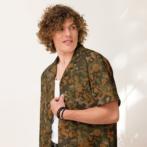 Sahara Spanish CAMO Unisex Short-Sleeve Button Shirt - Button-Up
