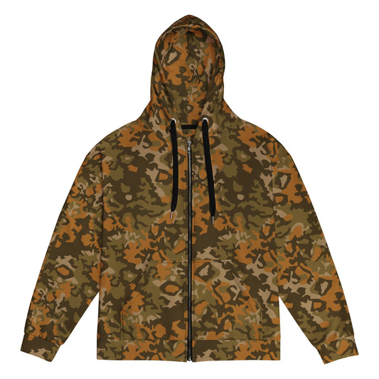 Spanish Sahara CAMO Unisex zip hoodie - 2XS - Zip Hoodies