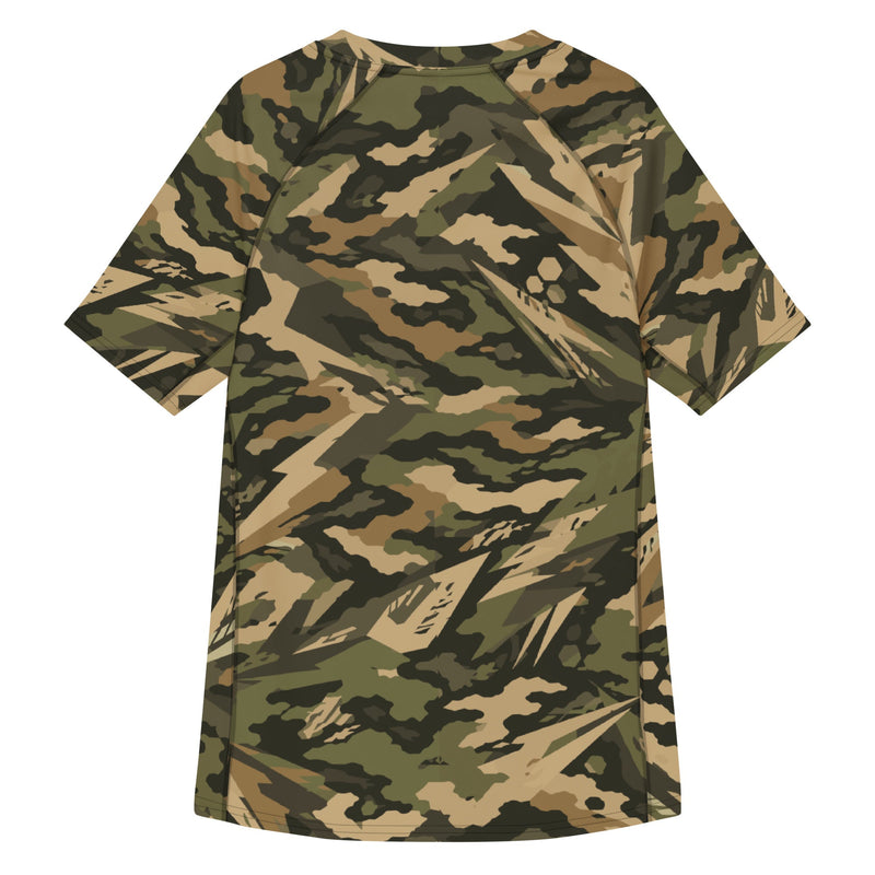 Spearpoint Vanguard Multi-Terrain CAMO Mens Short-Sleeve Rash Guard - SS