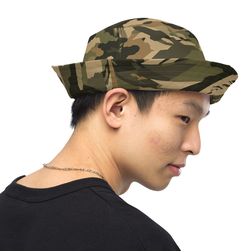 Spearpoint Vanguard Multi-Terrain CAMO Reversible Bucket Hat - Head
