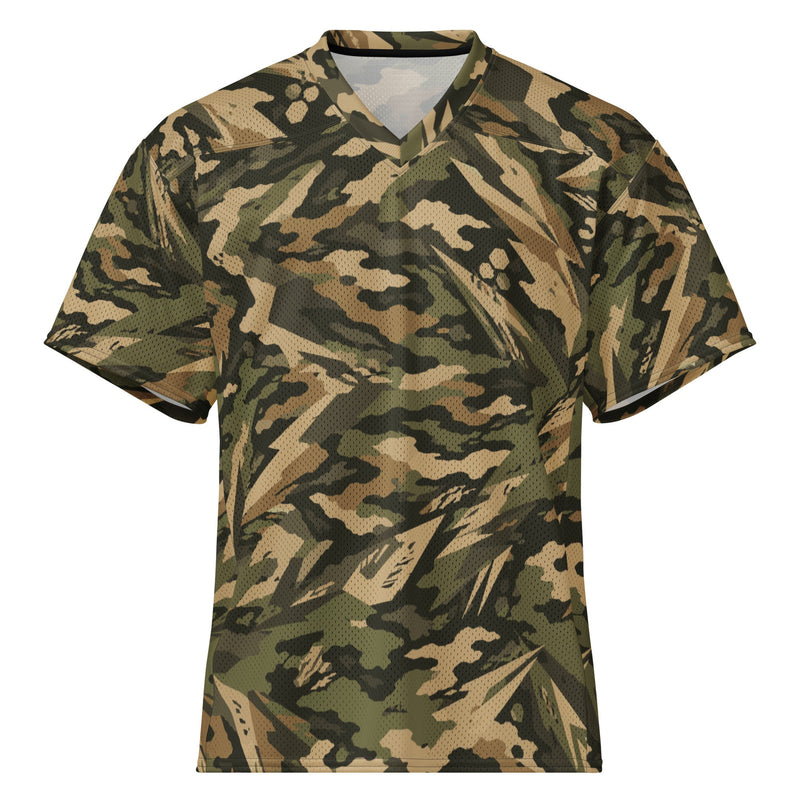 Spearpoint Vanguard Multi-Terrain CAMO Unisex American Football Jersey - 2XS