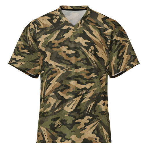 Spearpoint Vanguard Multi-Terrain CAMO Unisex American Football Jersey - 2XS