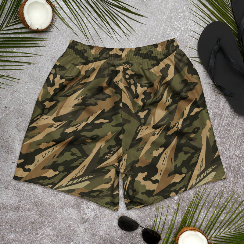 Spearpoint Vanguard Multi-Terrain CAMO Unisex Athletic Long Shorts