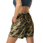 Spearpoint Vanguard Multi-Terrain CAMO Unisex Athletic Long Shorts