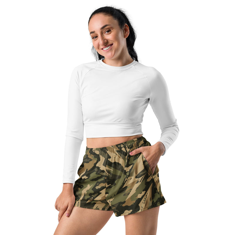 Spearpoint Vanguard Multi-Terrain CAMO Unisex Athletic Shorts