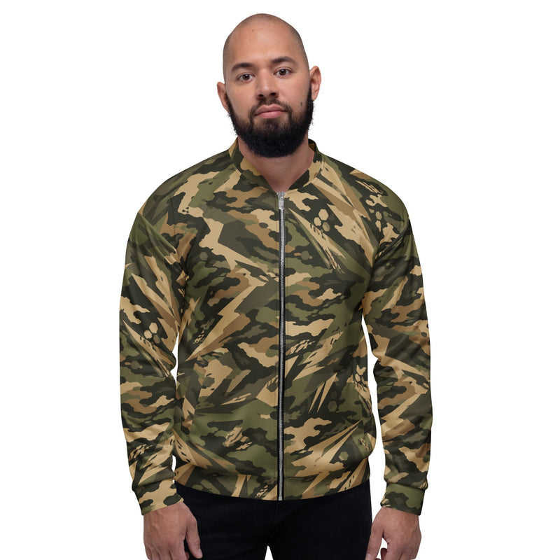 Spearpoint Vanguard Multi-Terrain CAMO Unisex Bomber Jacket