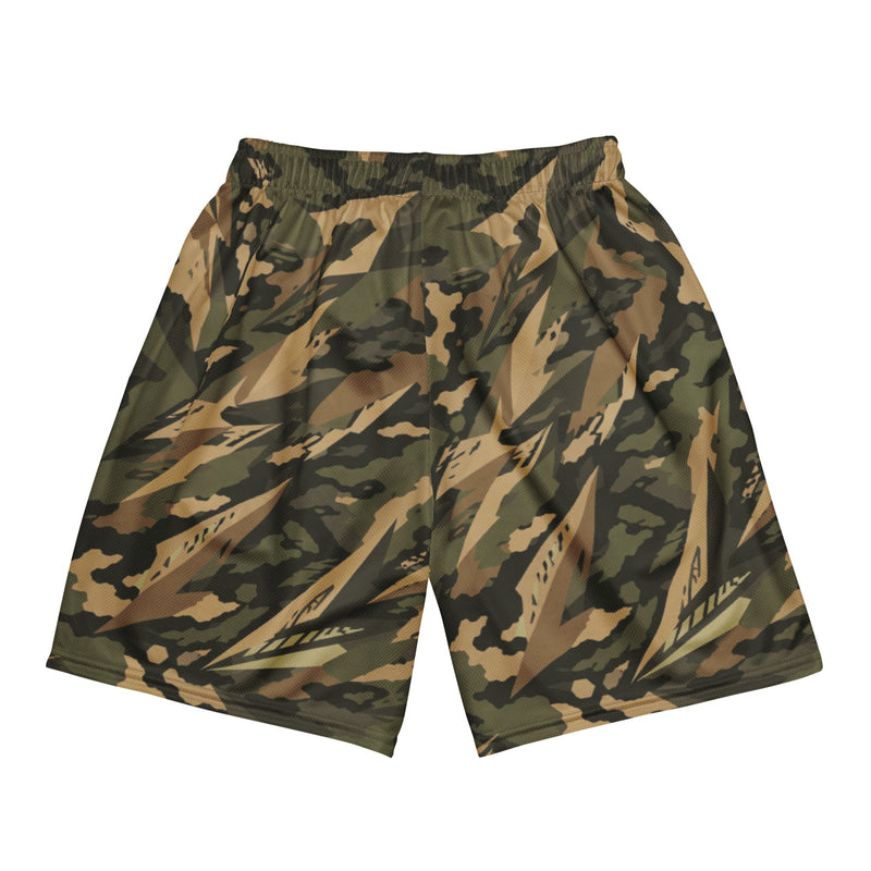 Spearpoint Vanguard Multi-Terrain CAMO Unisex Mesh Shorts