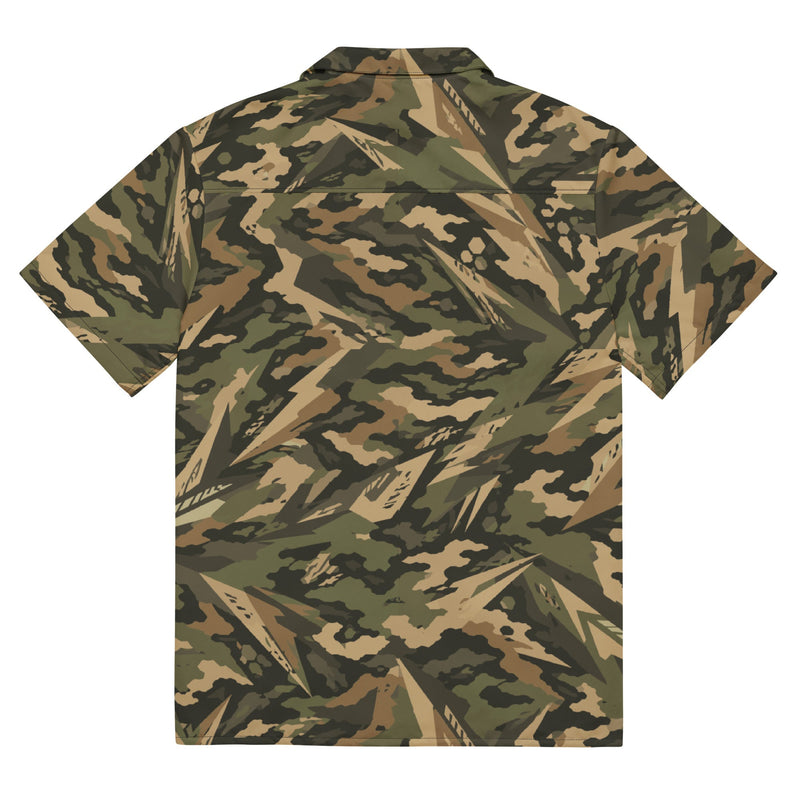 Spearpoint Vanguard Multi-Terrain CAMO Unisex Short-Sleeve Button Shirt - Button-Up
