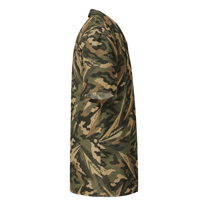 Spearpoint Vanguard Multi-Terrain CAMO Unisex Short-Sleeve Button Shirt - Button-Up