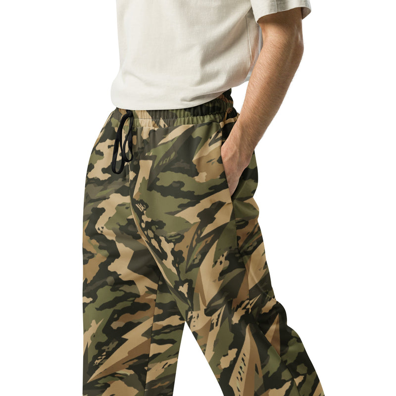 Spearpoint Vanguard Multi-Terrain CAMO Unisex Wide-Leg Joggers
