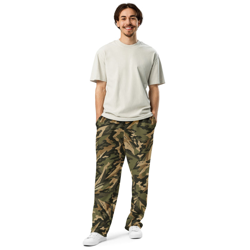 Spearpoint Vanguard Multi-Terrain CAMO Unisex Wide-Leg Joggers