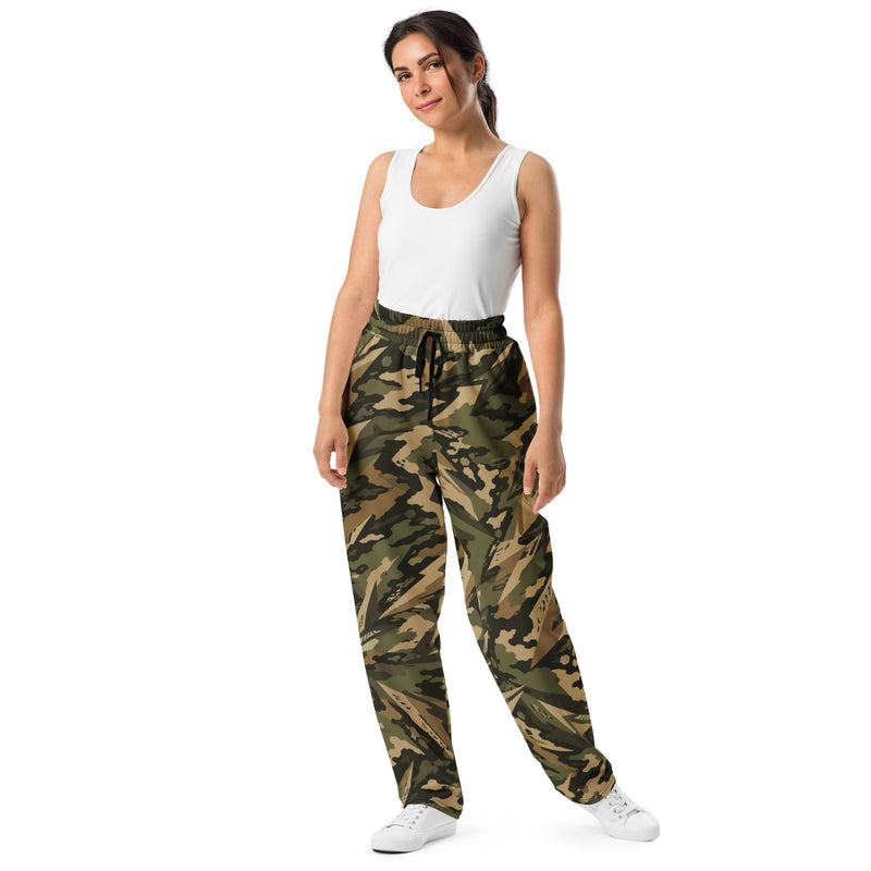 Spearpoint Vanguard Multi-Terrain CAMO Unisex Wide-Leg Joggers