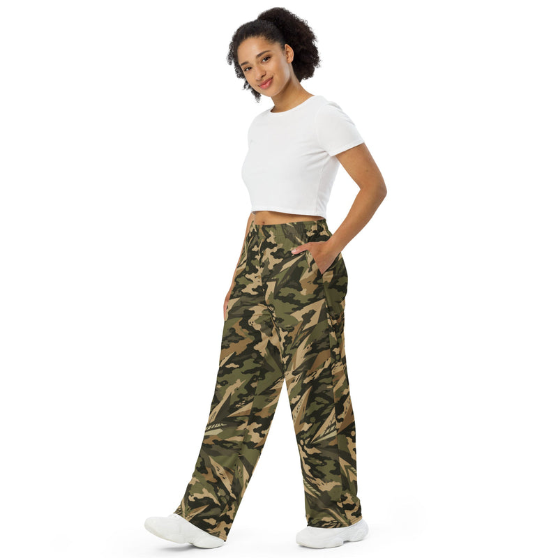 Spearpoint Vanguard Multi-Terrain CAMO Unisex Wide-Leg Leisure Pants - Pant