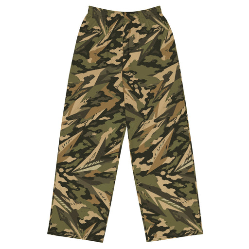 Spearpoint Vanguard Multi-Terrain CAMO Unisex Wide-Leg Leisure Pants - 2XS - Pant