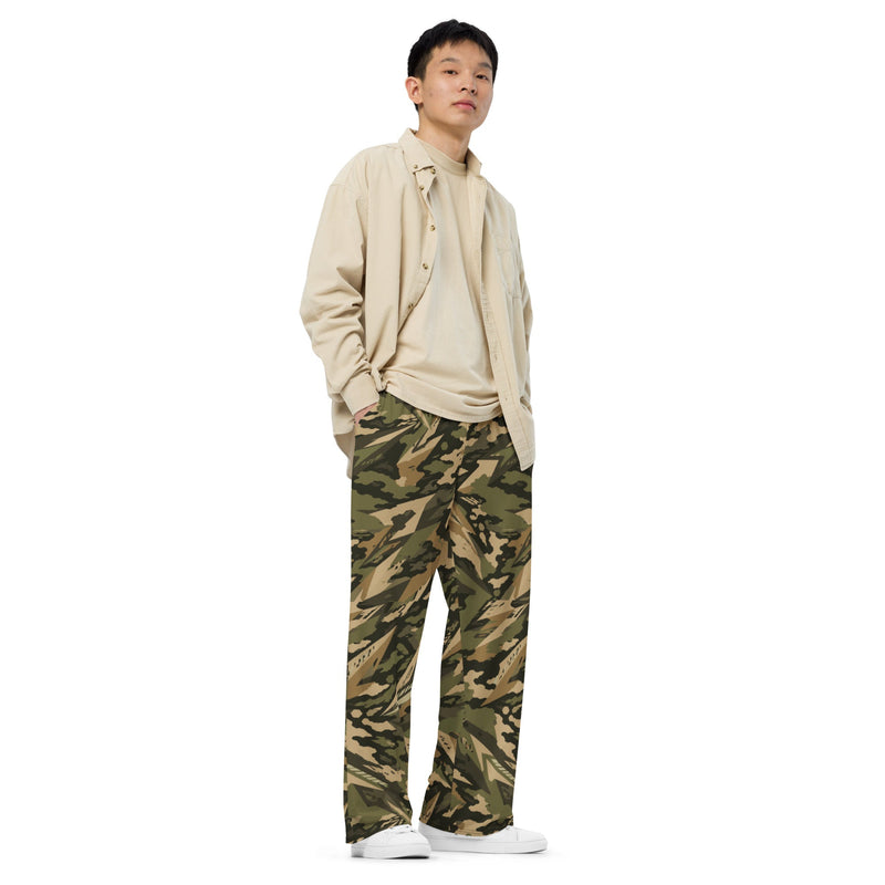 Spearpoint Vanguard Multi-Terrain CAMO Unisex Wide-Leg Leisure Pants - Pant