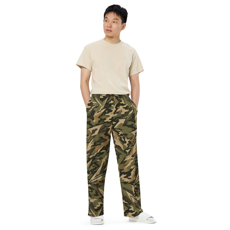 Spearpoint Vanguard Multi-Terrain CAMO Unisex Wide-Leg Leisure Pants - Pant