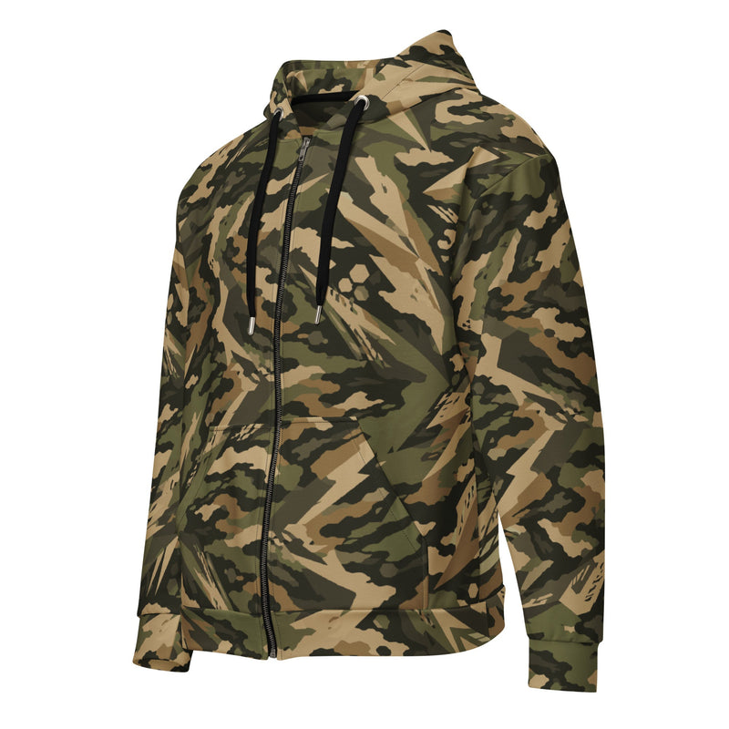 Spearpoint Vanguard Multi-Terrain CAMO Unisex Zip Hoodie
