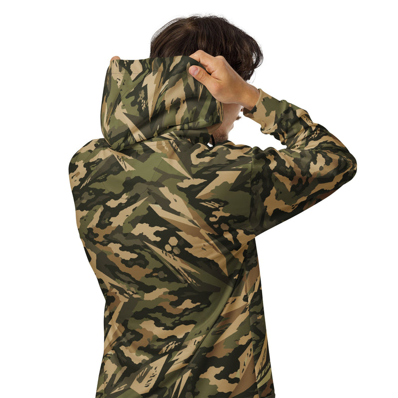 Spearpoint Vanguard Multi-Terrain CAMO Unisex Zip Hoodie