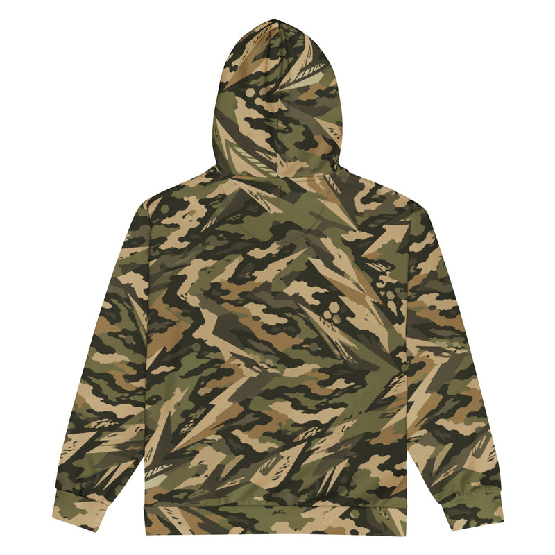 Spearpoint Vanguard Multi-Terrain CAMO Unisex Zip Hoodie
