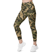 Spearpoint Vanguard Multi-Terrain CAMO Womens Leggings with Pockets - Women