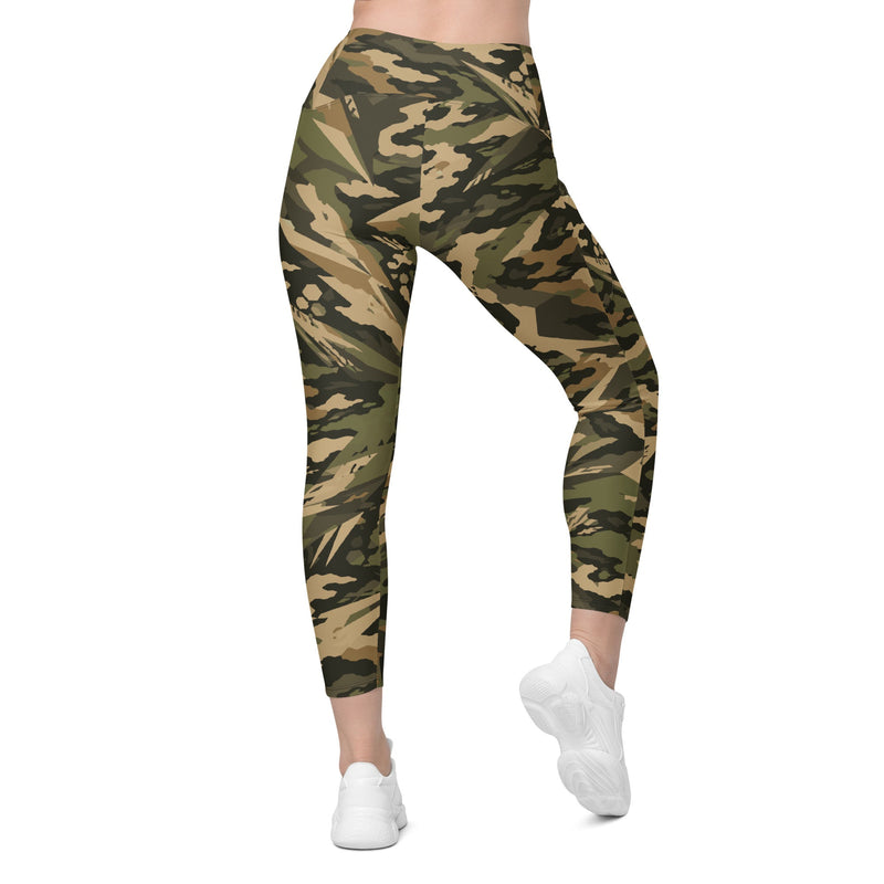 Spearpoint Vanguard Multi-Terrain CAMO Womens Leggings with Pockets - Women