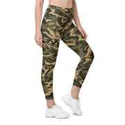 Spearpoint Vanguard Multi-Terrain CAMO Womens Leggings with Pockets - 2XS - Women