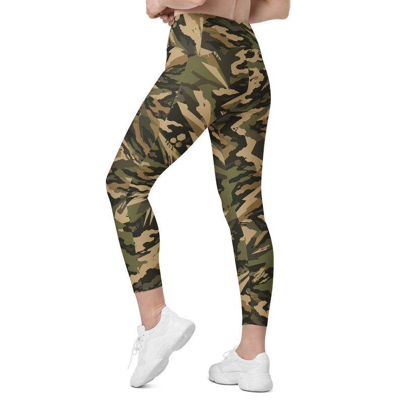 Spearpoint Vanguard Multi-Terrain CAMO Womens Leggings with Pockets - Women