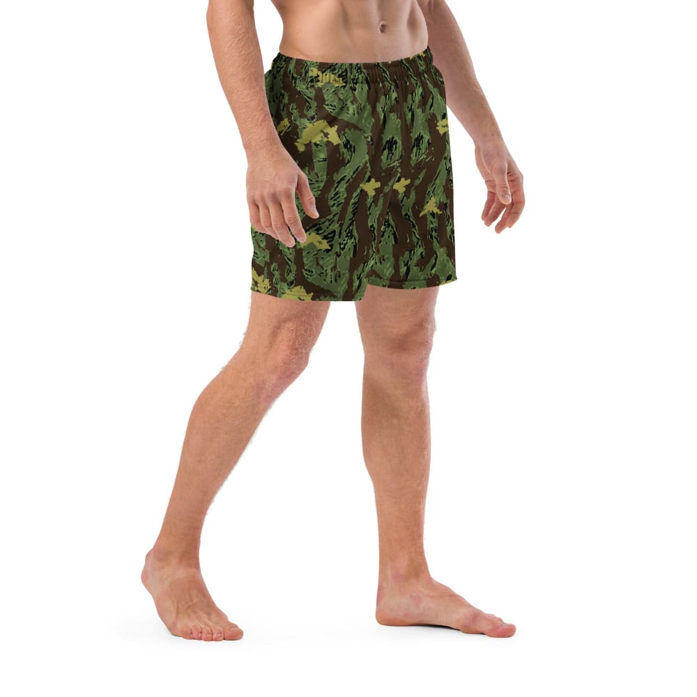 Special Purpose Canopy Tiger Stripe CAMO Men’s swim trunks - Mens Swim Trunks