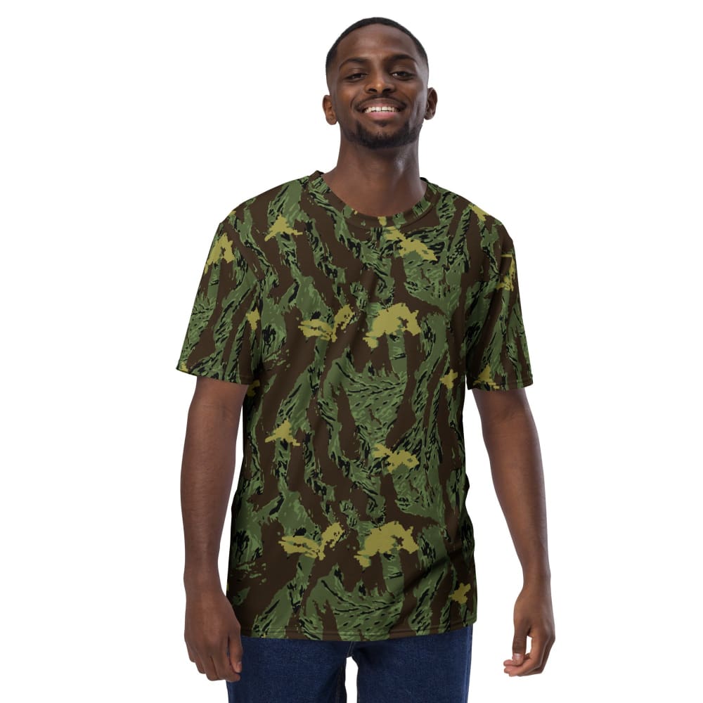 Special Purpose Canopy Tiger Stripe CAMO Men’s t-shirt - Mens T-Shirt