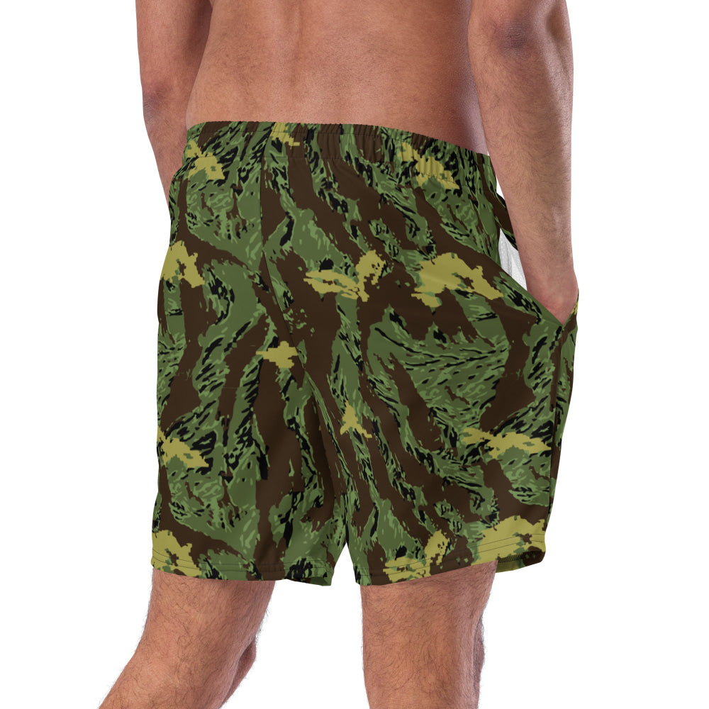 Special Purpose Canopy Tiger Stripe CAMO swim trunks - Mens Swim Trunks