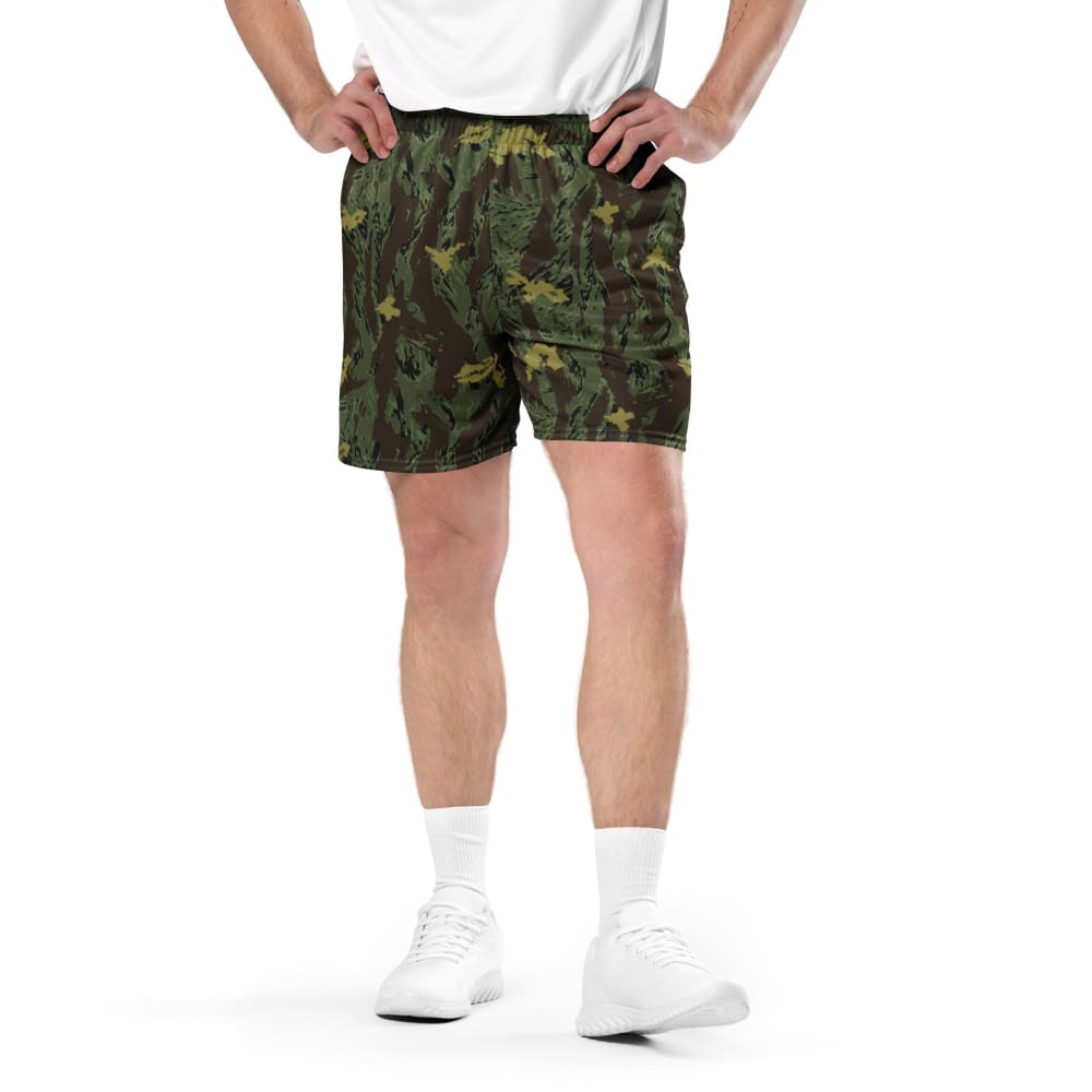 Special Purpose Canopy Tiger Stripe CAMO Unisex mesh shorts - 2XS - Unisex Mesh Shorts