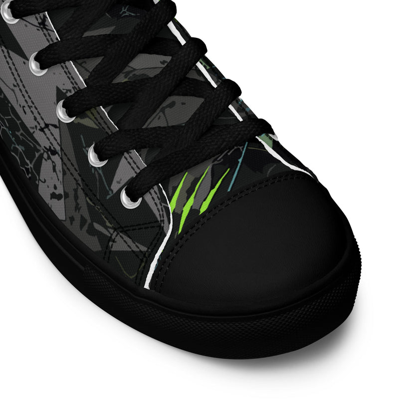 Spider Wall Reflex CAMO Mens High-Top Canvas Shoes
