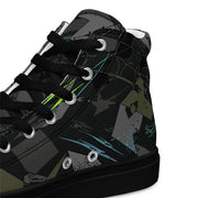 Spider Wall Reflex CAMO Mens High-Top Canvas Shoes