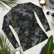 Spider Wall Reflex CAMO Mens Long-Sleeve Rash Guard - LS