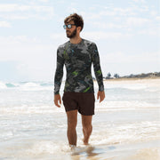 Spider Wall Reflex CAMO Mens Long-Sleeve Rash Guard - XS - LS