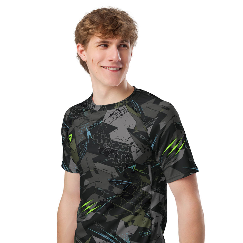 Spider Wall Reflex CAMO Mens Short-Sleeve Rash Guard - SS