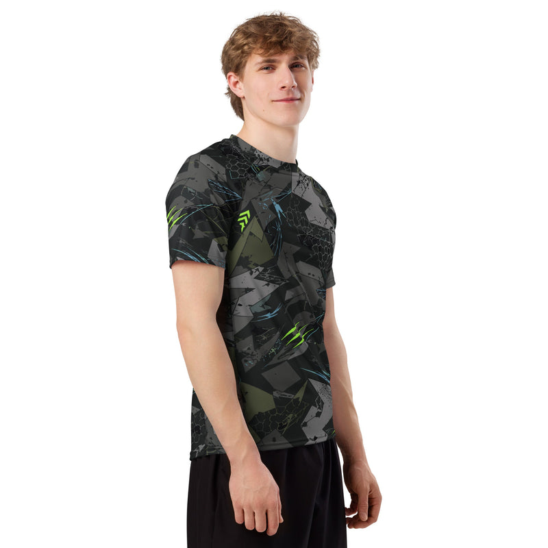 Spider Wall Reflex CAMO Mens Short-Sleeve Rash Guard - SS