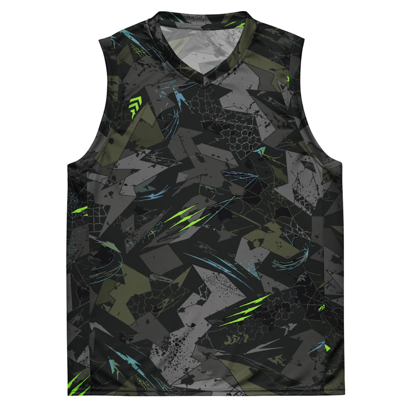 Spider Wall Reflex CAMO Unisex Basketball Jersey