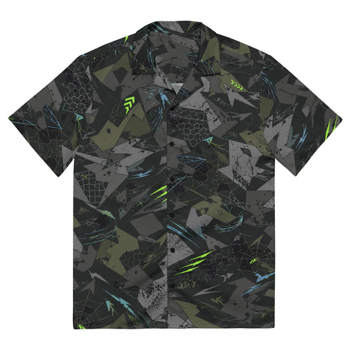 Spider Wall Reflex CAMO Unisex Short-Sleeve Button Shirt - 2XS - Button-Up