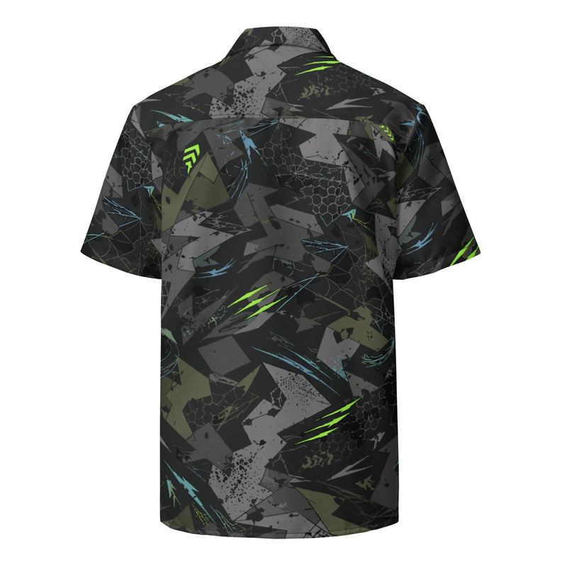 Spider Wall Reflex CAMO Unisex Short-Sleeve Button Shirt - Button-Up
