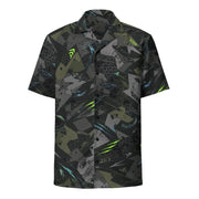 Spider Wall Reflex CAMO Unisex Short-Sleeve Button Shirt - Button-Up
